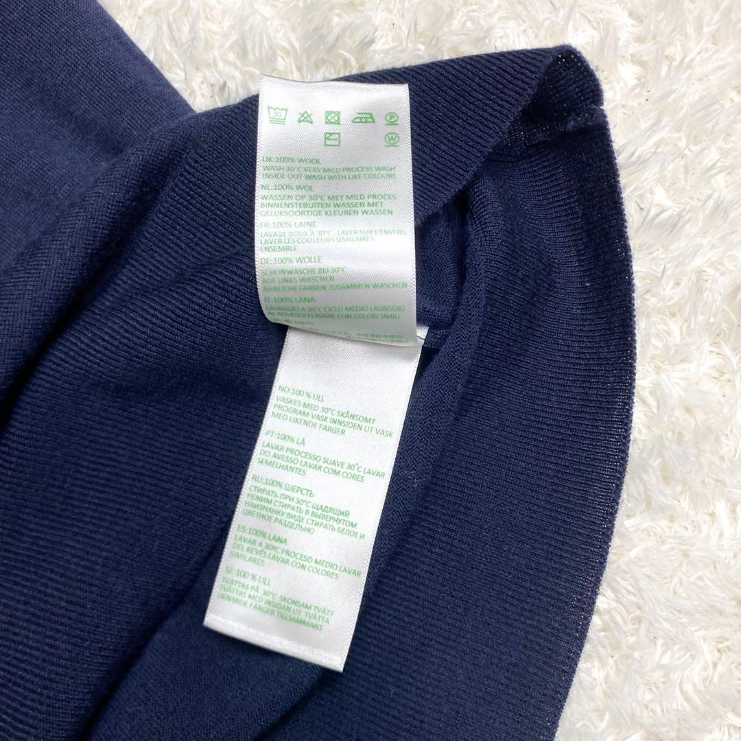 美品　希少XL 現行　ジョンスメドレー　ニット　タートルネック　メリノウール