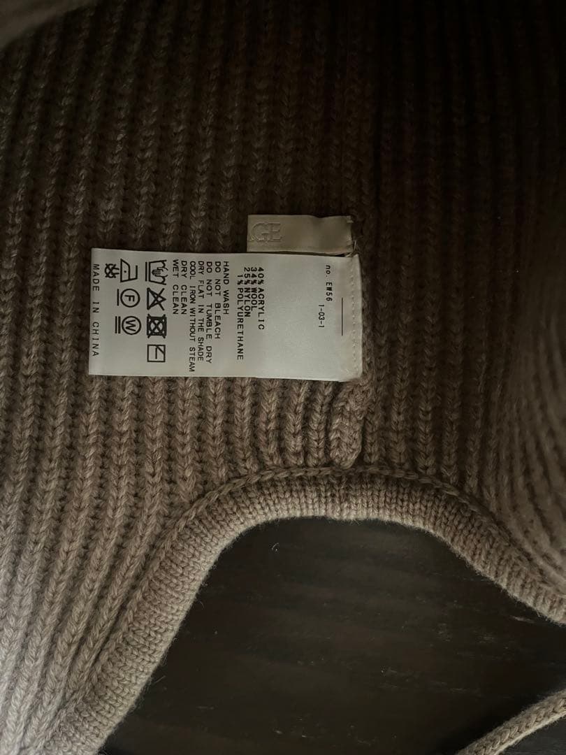 【新品未使用】plage flight ビーニー　ベージュ