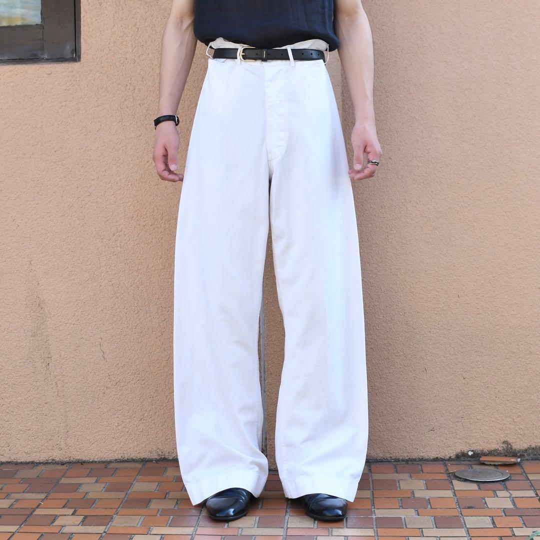 古着 40's usnavy 巻きパンツ セーラーパンツ ミリタリー アメリカ軍