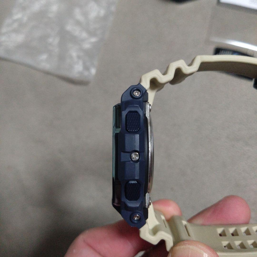 未使用に近い　G-SHOCK　GBX-100TT-2DR ネイビー/アイボリー