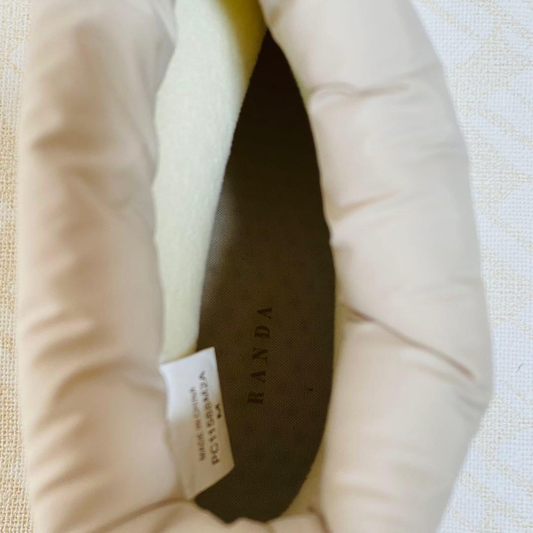 ✨新品未使用✨RANDA ベージュ アイボリー スノーブーツ