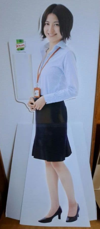 長澤まさみ等身大パネル「クノールカップスープ」未使用品