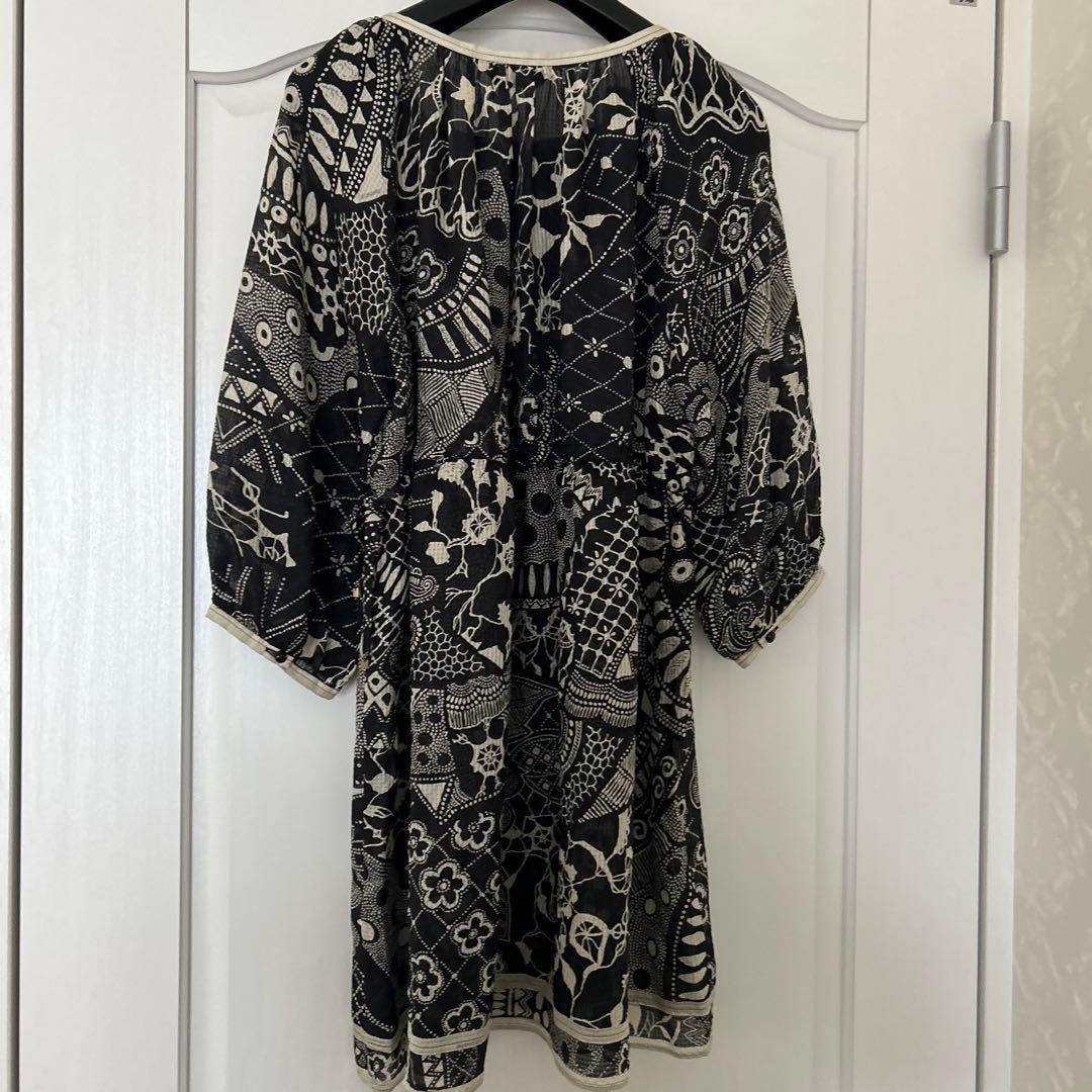 LEONARD 42 チュニック 新品未使用品タグ付き七分袖 シルク100%