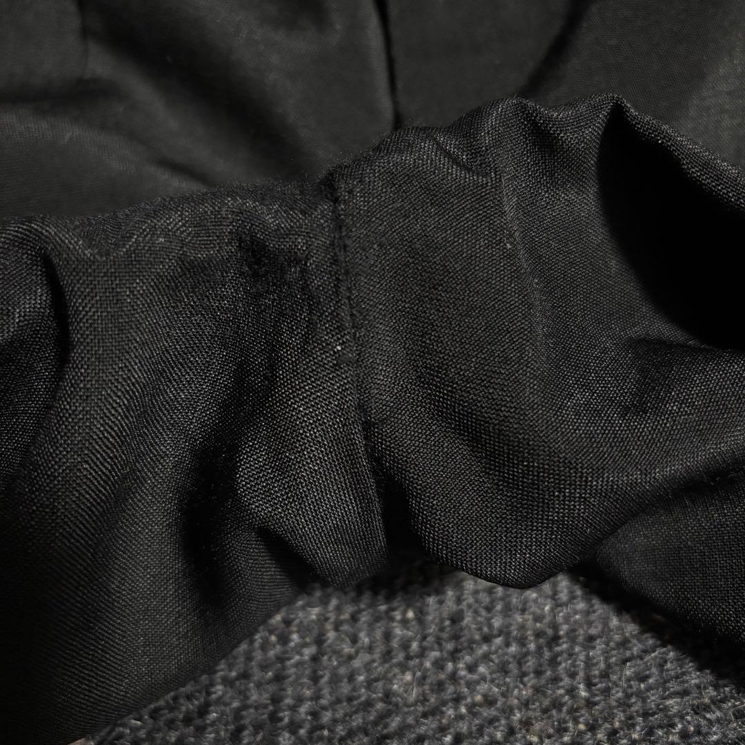 50s 60s レーヨンスラックス　シルク　ヴィンテージ　ブラック　ギャバスラ