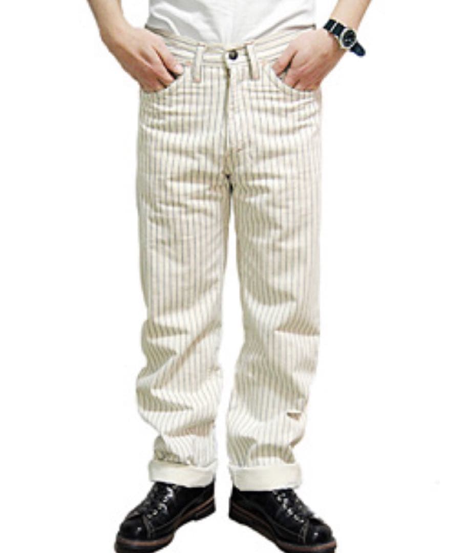 値下げ シュガーケーン ホワイト ウォバッシュ ワークパンツ 32 ペインター