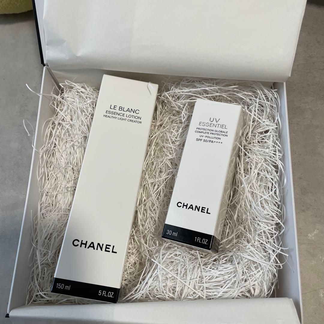 新品未使用CHANEL ルブランローションHL 150mlと日焼け止めセット