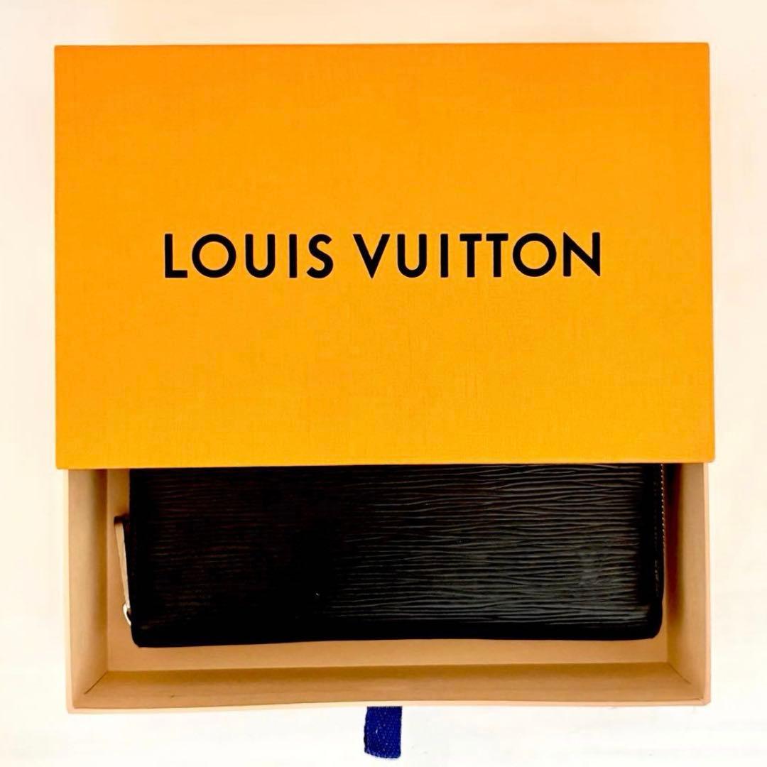 【鑑定済・美品/箱袋付】ルイヴィトン エピ ジッピーウォレット ノワール 長財布