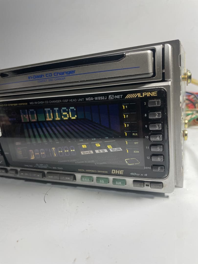C*S様 アルパイン 2DINサイズ3枚CDチェンジャー MDデッキ　MDA-W