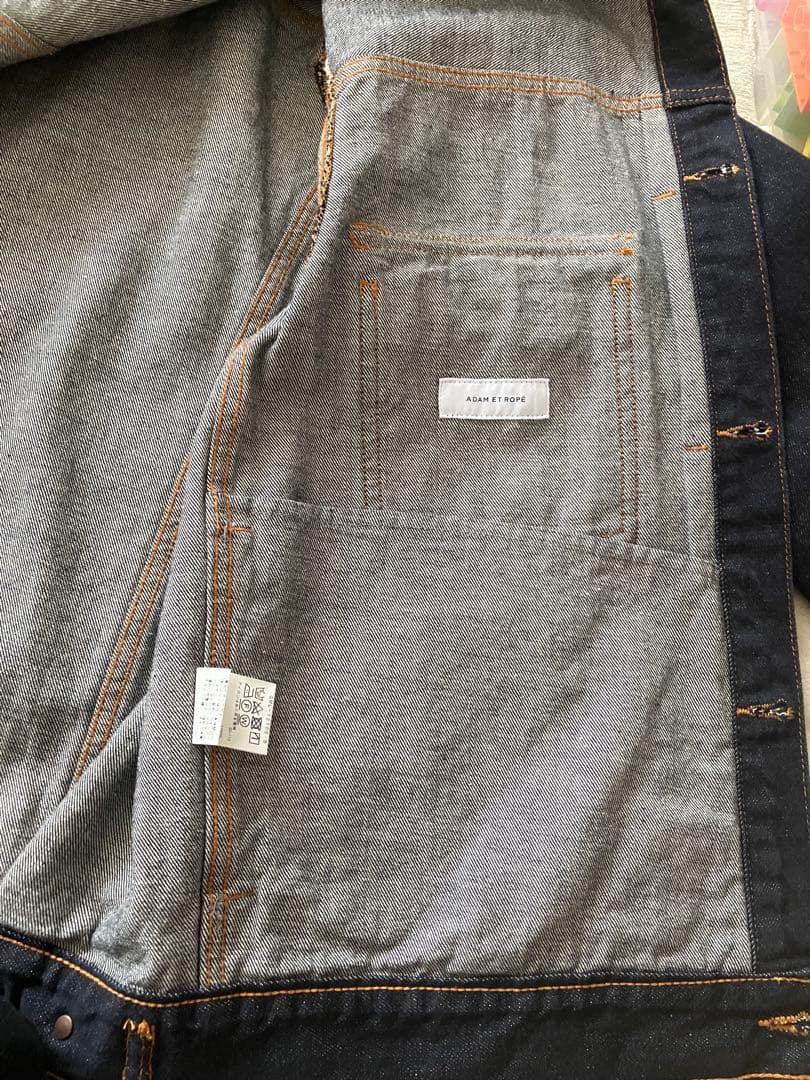【美品】アダムエロペ ビッグシルエットデニムジャケット