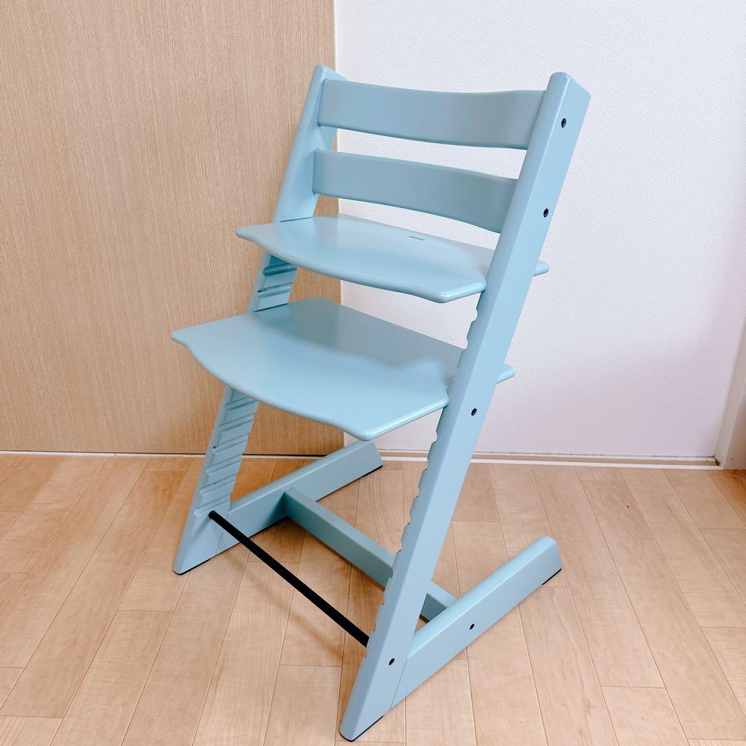 廃盤色 STOKKE ストッケ トリップトラップ シリアル6 アクアブルー