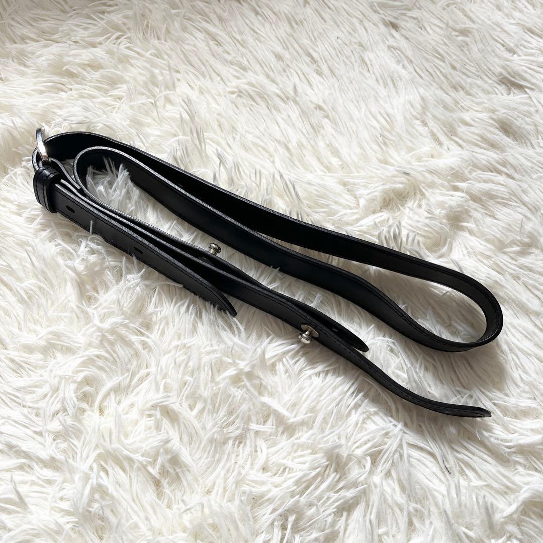 万双 マンソウ　ショルダーバッグ　ブライドル　2way ブリーフケース 黒