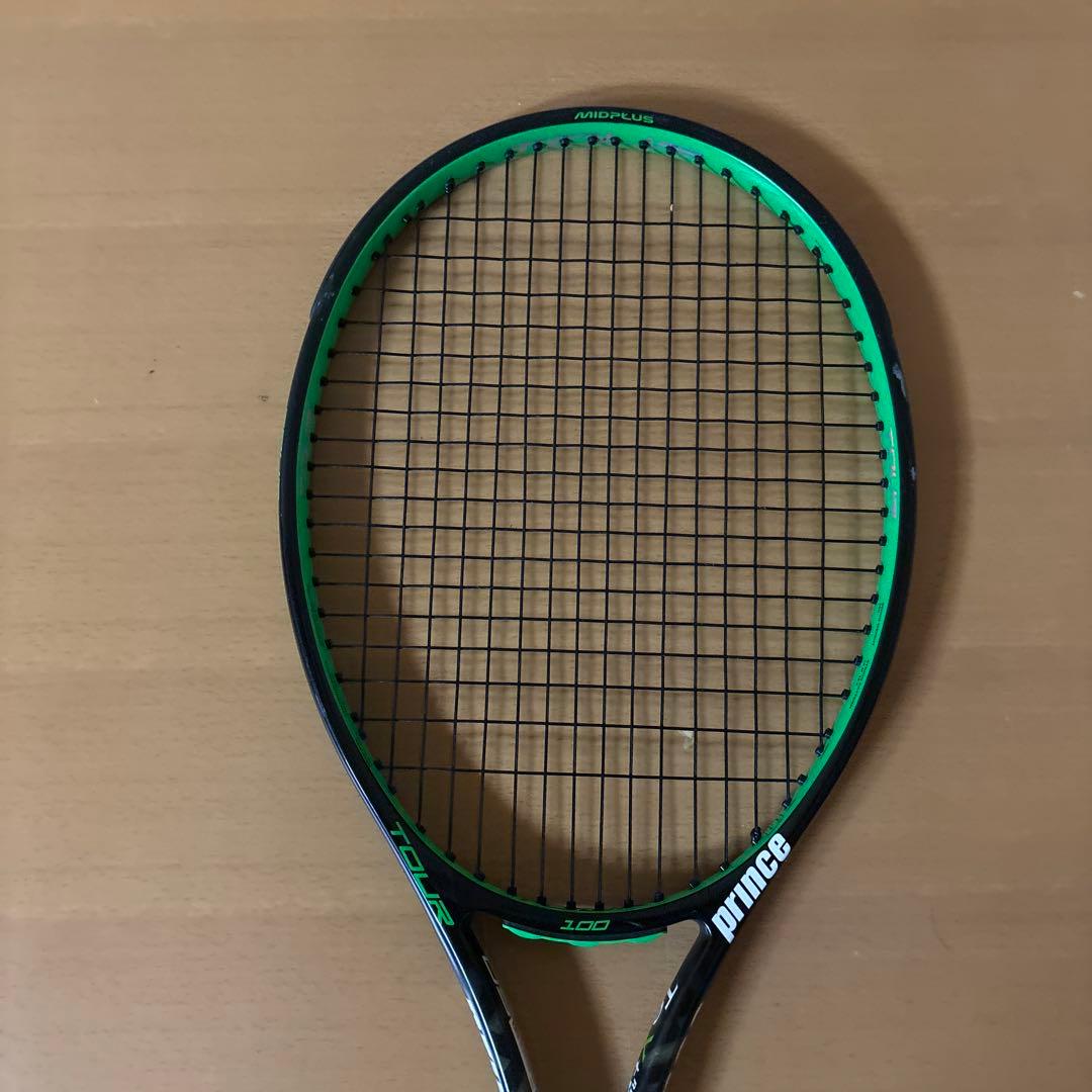 【中古】prince TOUR 100 Textreme テニスラケット　3本