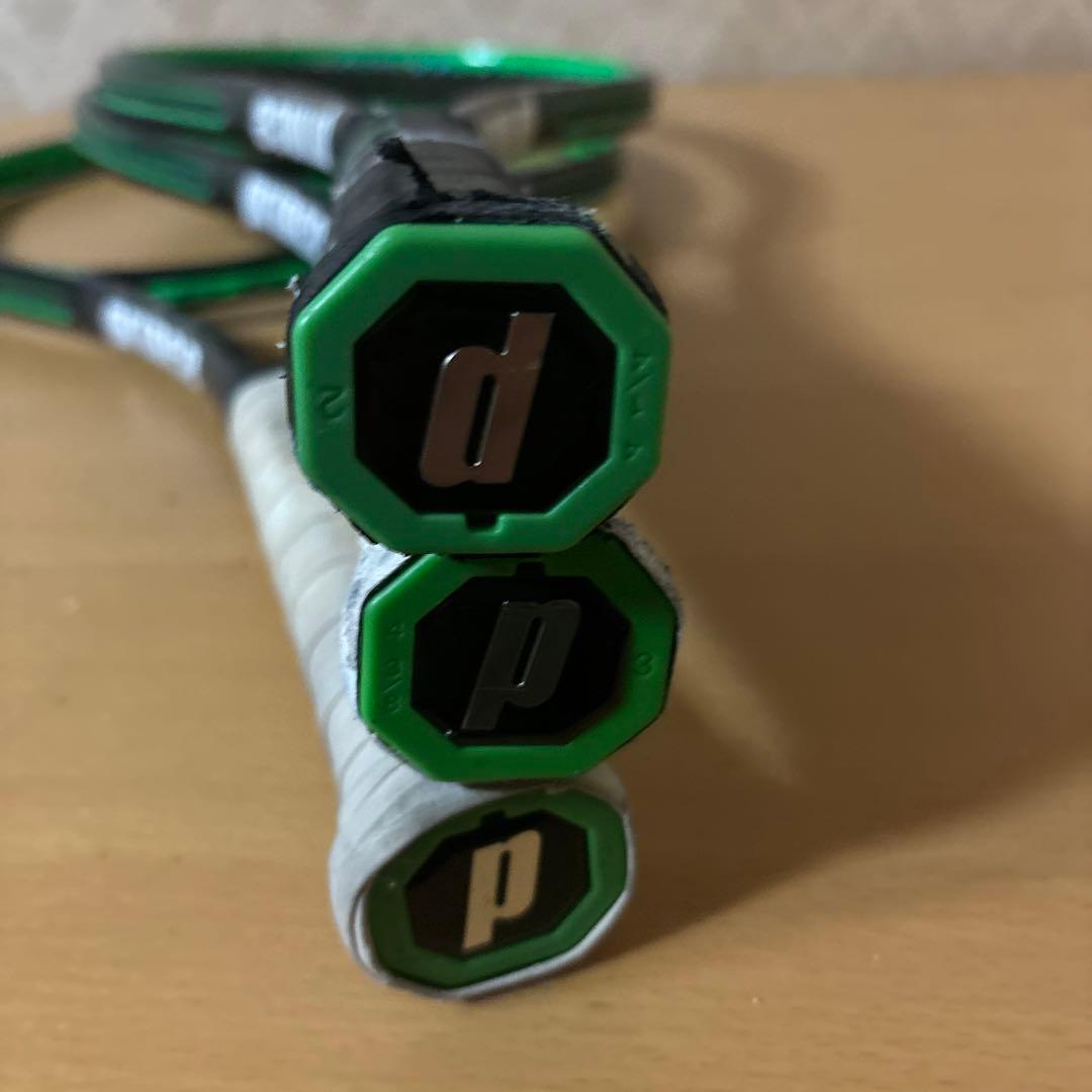 【中古】prince TOUR 100 Textreme テニスラケット　3本