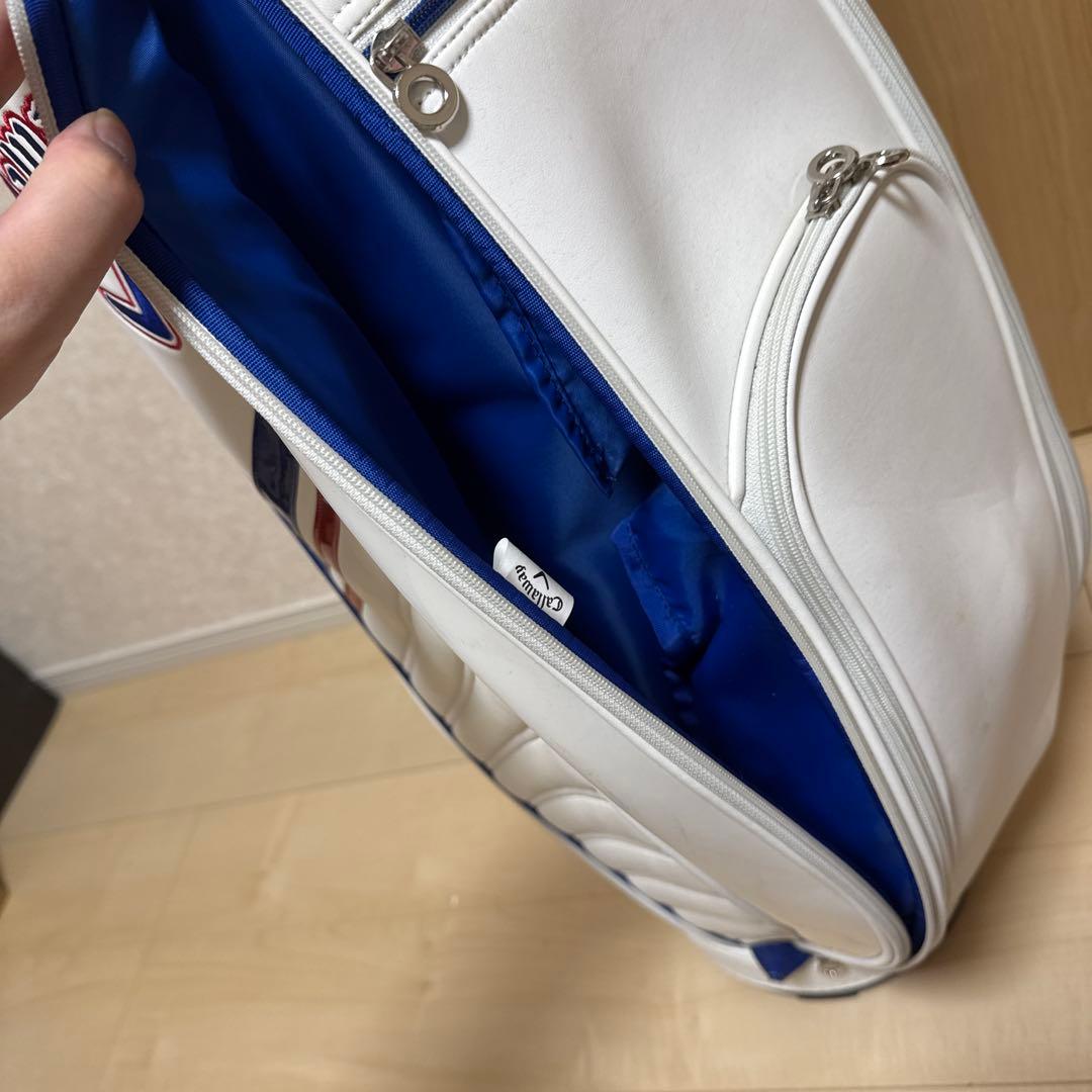 Callaway ゴルフバッグ ホワイト ストライプ