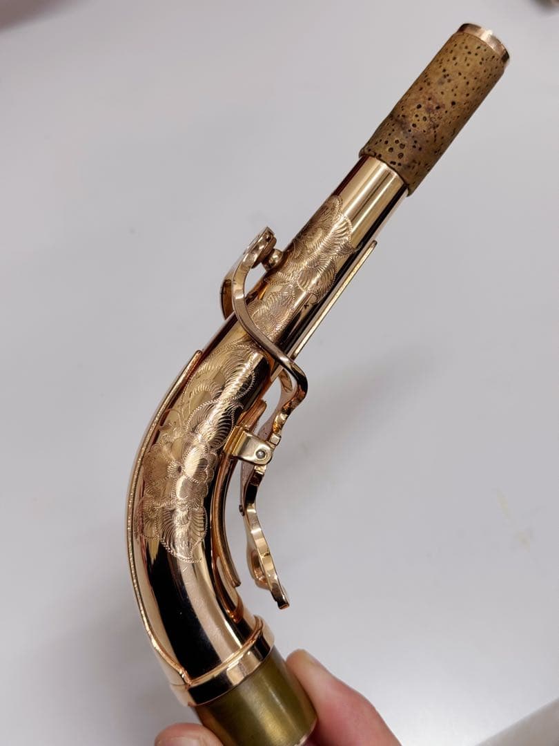 専用　ヤナギサワ アルトサックス用 95PGPネック 総銀・ピンクゴールドメッキ