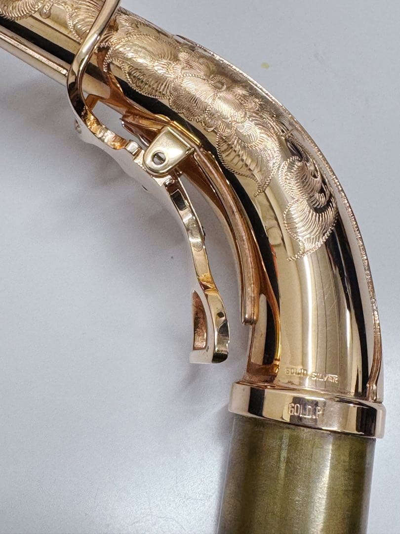 専用　ヤナギサワ アルトサックス用 95PGPネック 総銀・ピンクゴールドメッキ