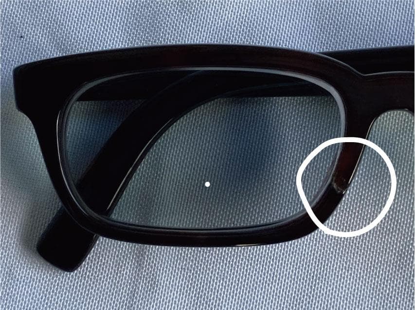 【まさ】天然本鼈甲 黒甲 真黒（しんくろ?） 眼鏡フレーム