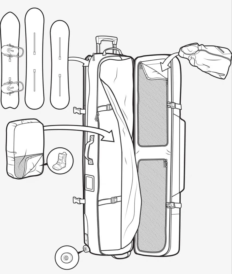 スノーボード Burton Wheelie Flight Attendant 156cm