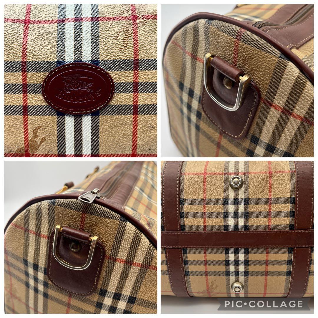 BURBERRY バーバリー シャドーホースボストンバック ノバチェック