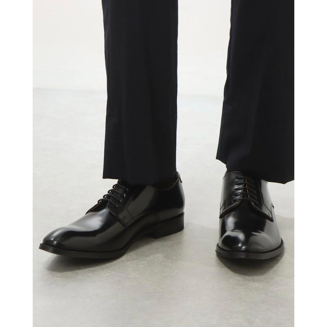 【美品】リーガル　ビジネスシューズ　810R プレーントゥ　ブラック　25