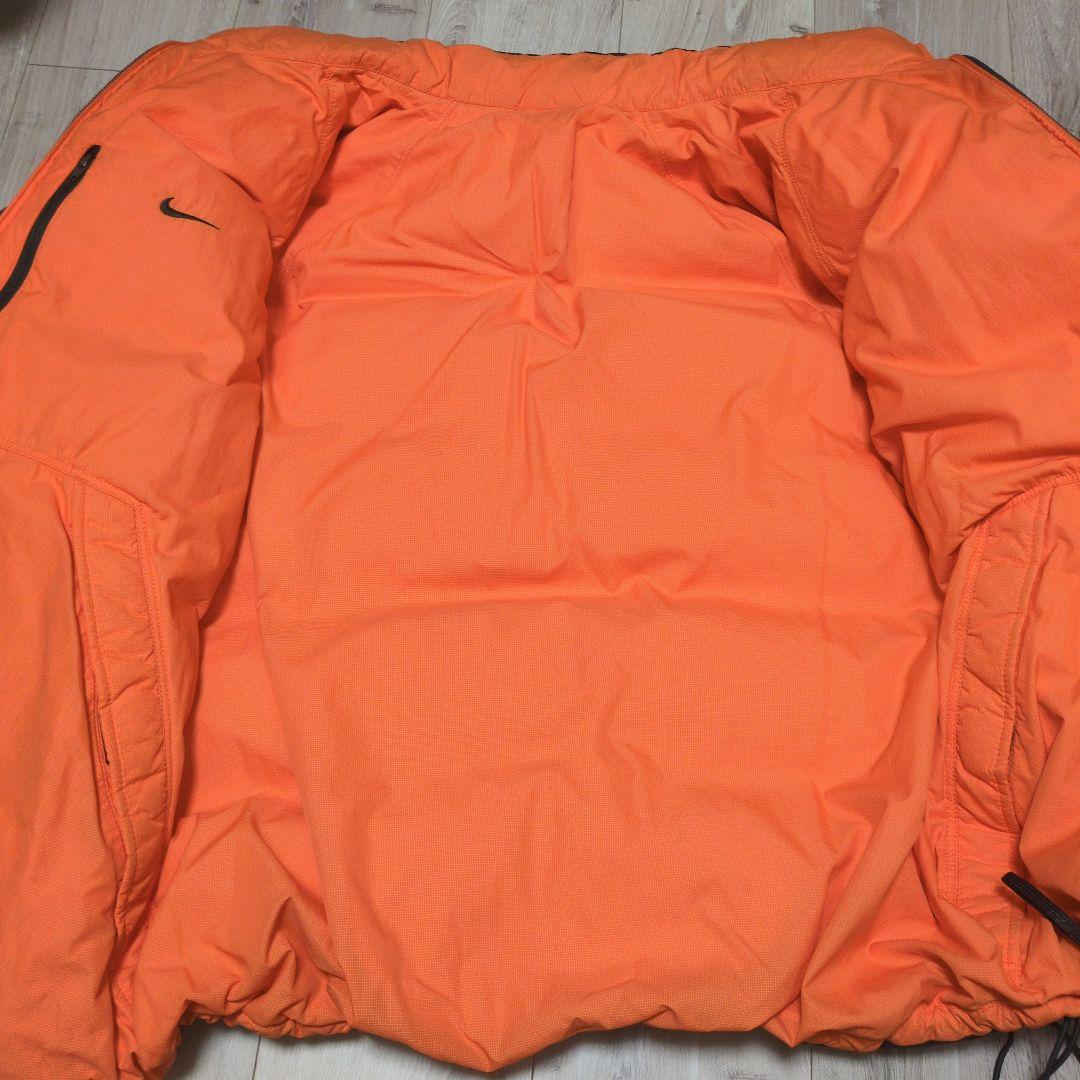 00s Nike ダークグリーン ダウンジャケット リバーシブル