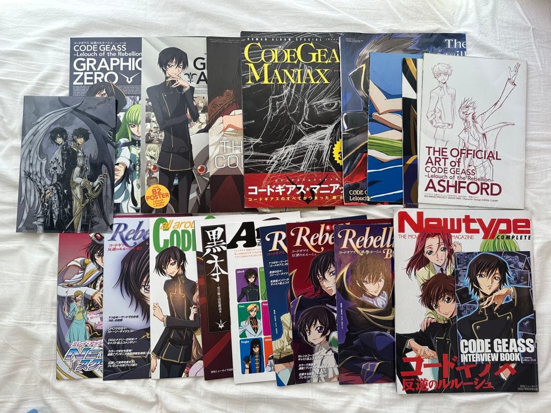 コードギアス アニメディア　ニュータイプ　アニメージュ　ポスター　冊子　付録