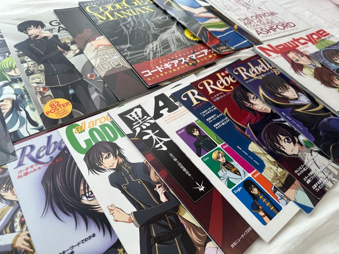 コードギアス アニメディア　ニュータイプ　アニメージュ　ポスター　冊子　付録