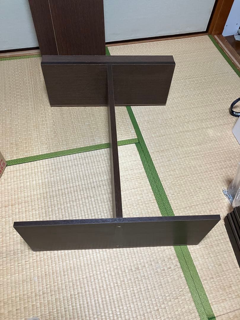 ブラウンの本棚 14棚収納