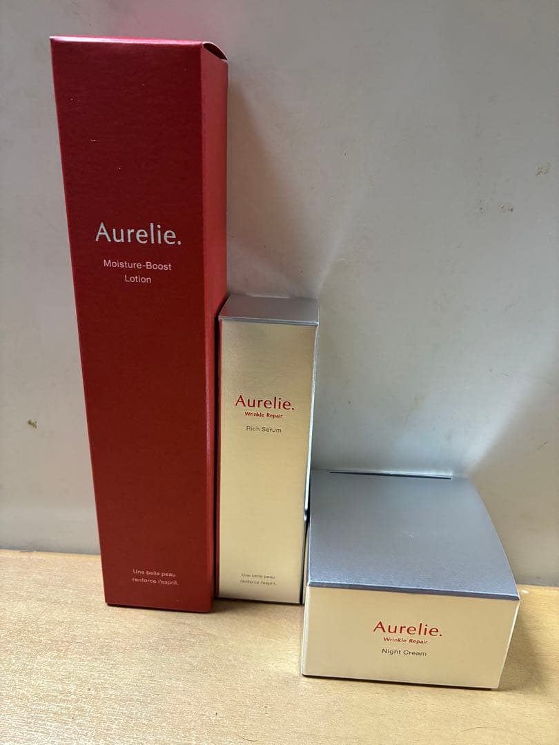 Aurelie 保湿化粧水・美容液・ナイトクリームセット