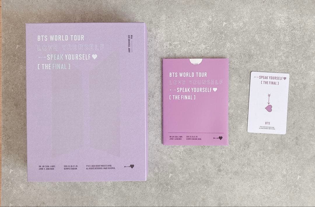K-POP・アジア BTS LOVE YOURSELF SPEAK YOURSELF FINAL