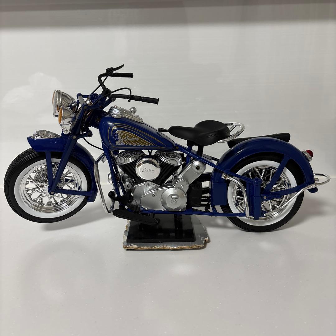 インディアンモーターサイクル ダイキャストモデル インディアン・チーフ ブルー
