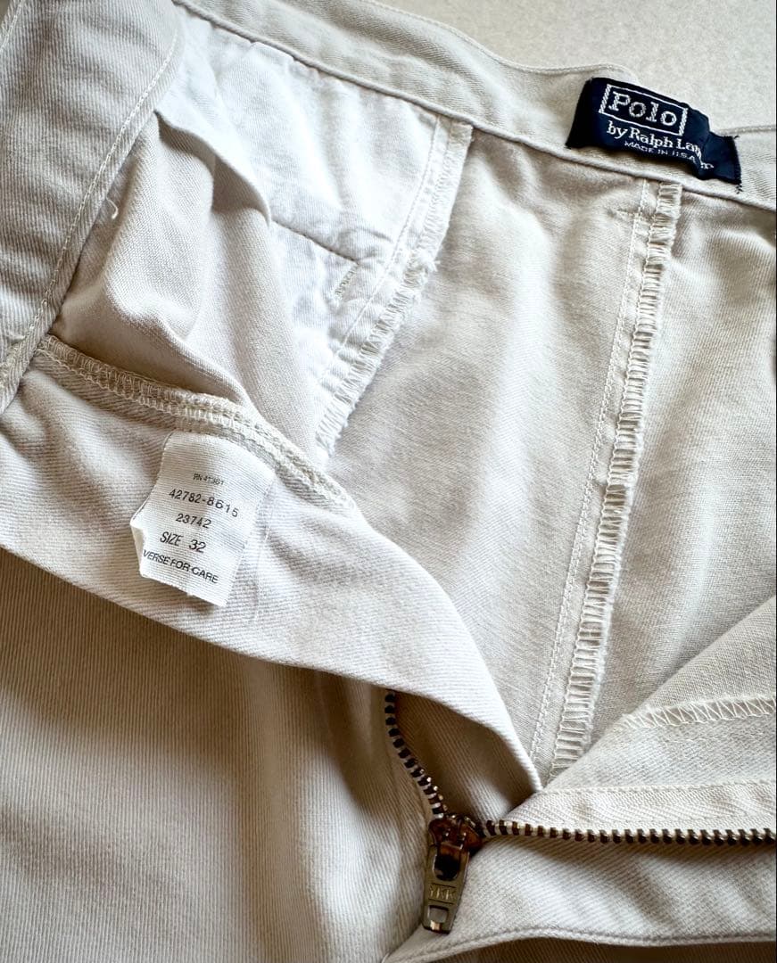 90s USA製 ラルフローレン ポロチノ ショートパンツ オールド ビンテージ