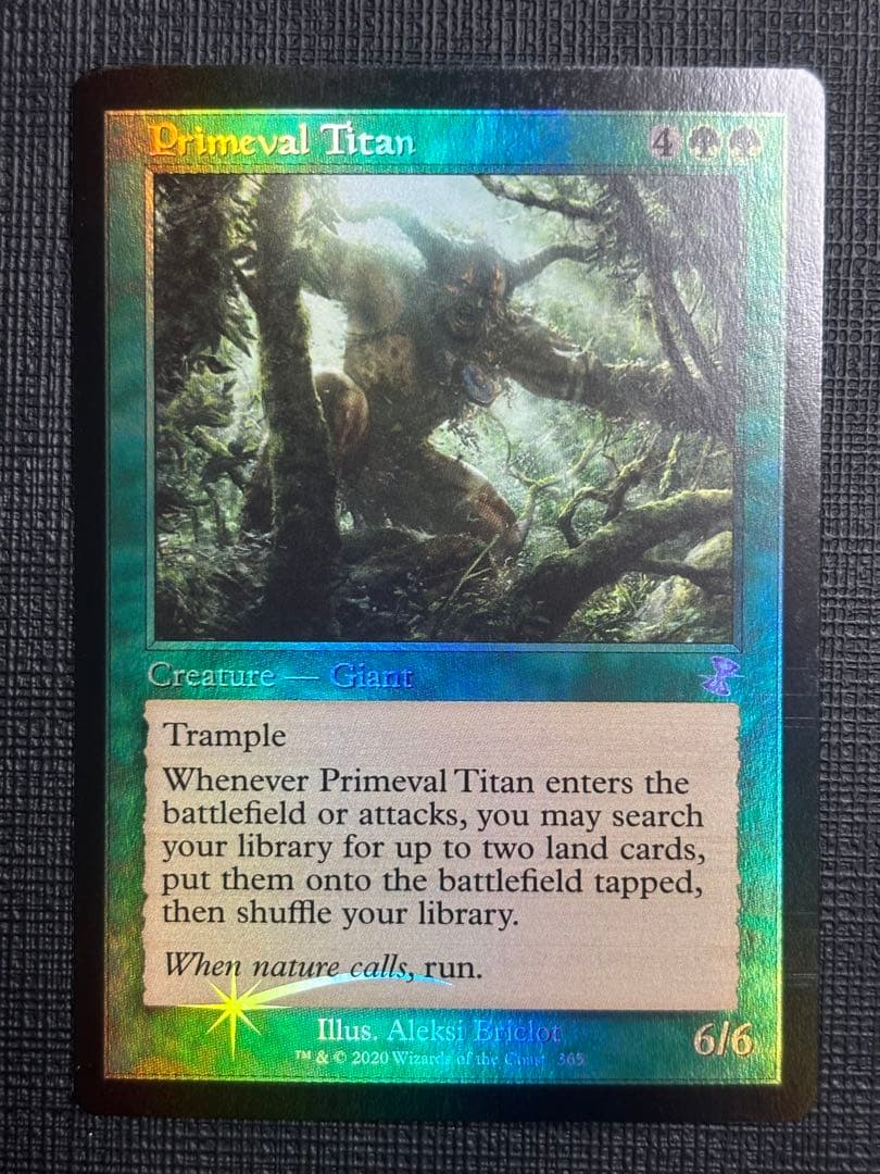 原始のタイタン/Primeval Titan Retro Frame Foil