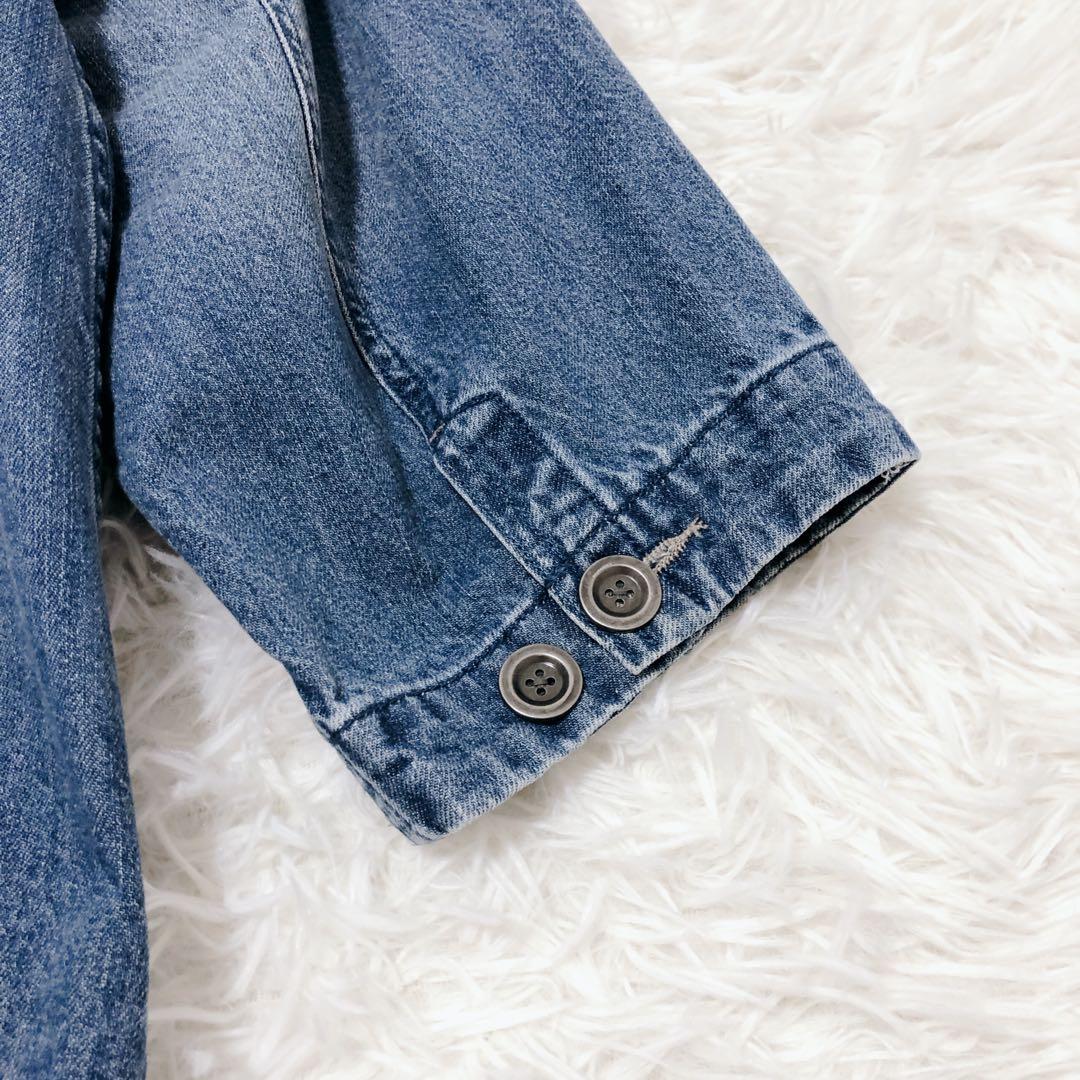 美品　ソウルベリー　なにかと頼れるデニムのジャケット　大きいサイズ