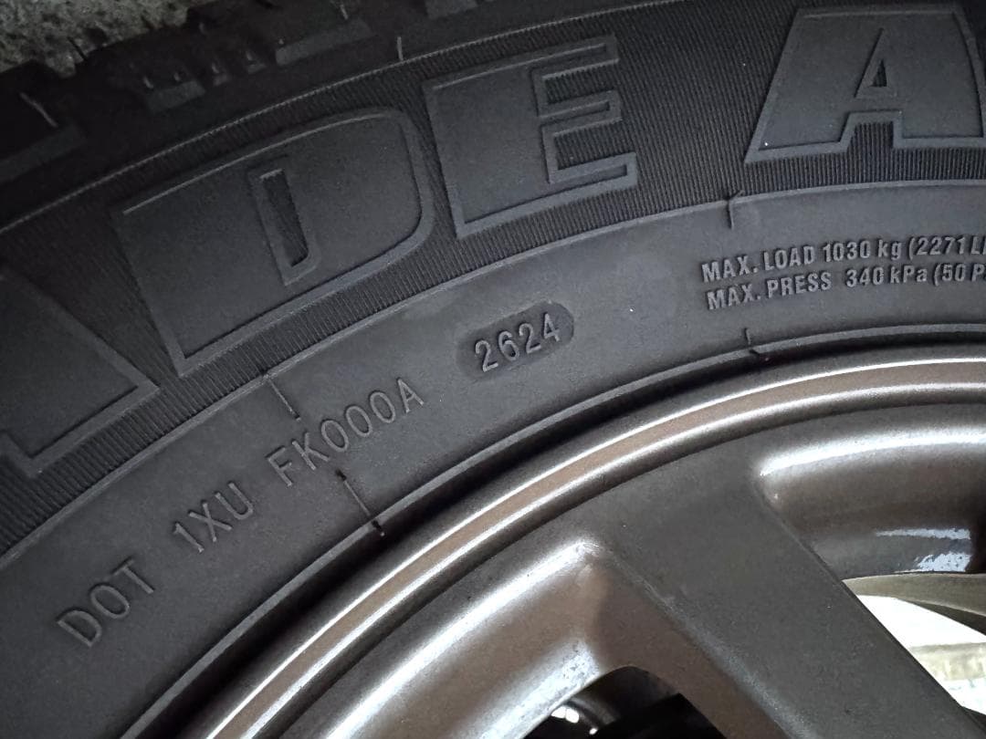 【毎日値引】ジムニーシエラ大径タイヤホイール4本235/75 R15 走浅 愛知