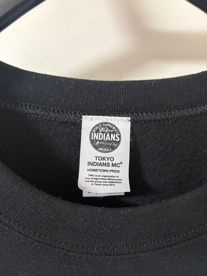 東京インディアンズ TIMC inc スウェット 黒 L