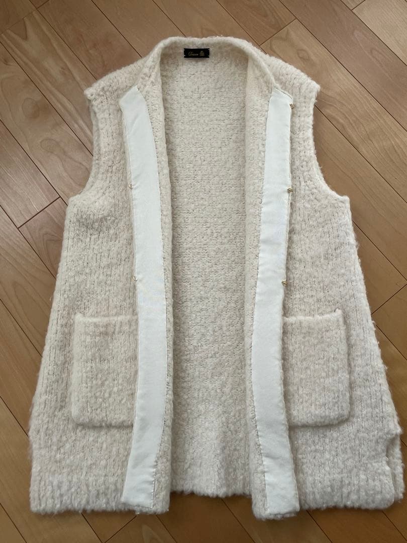 ドゥロワー　3Gニットジレ