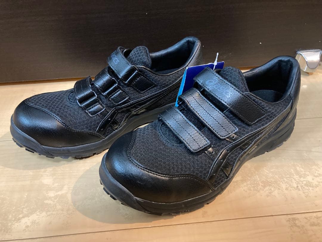 アシックス 安全靴 ウィンジョブ ベルクロ ブラック