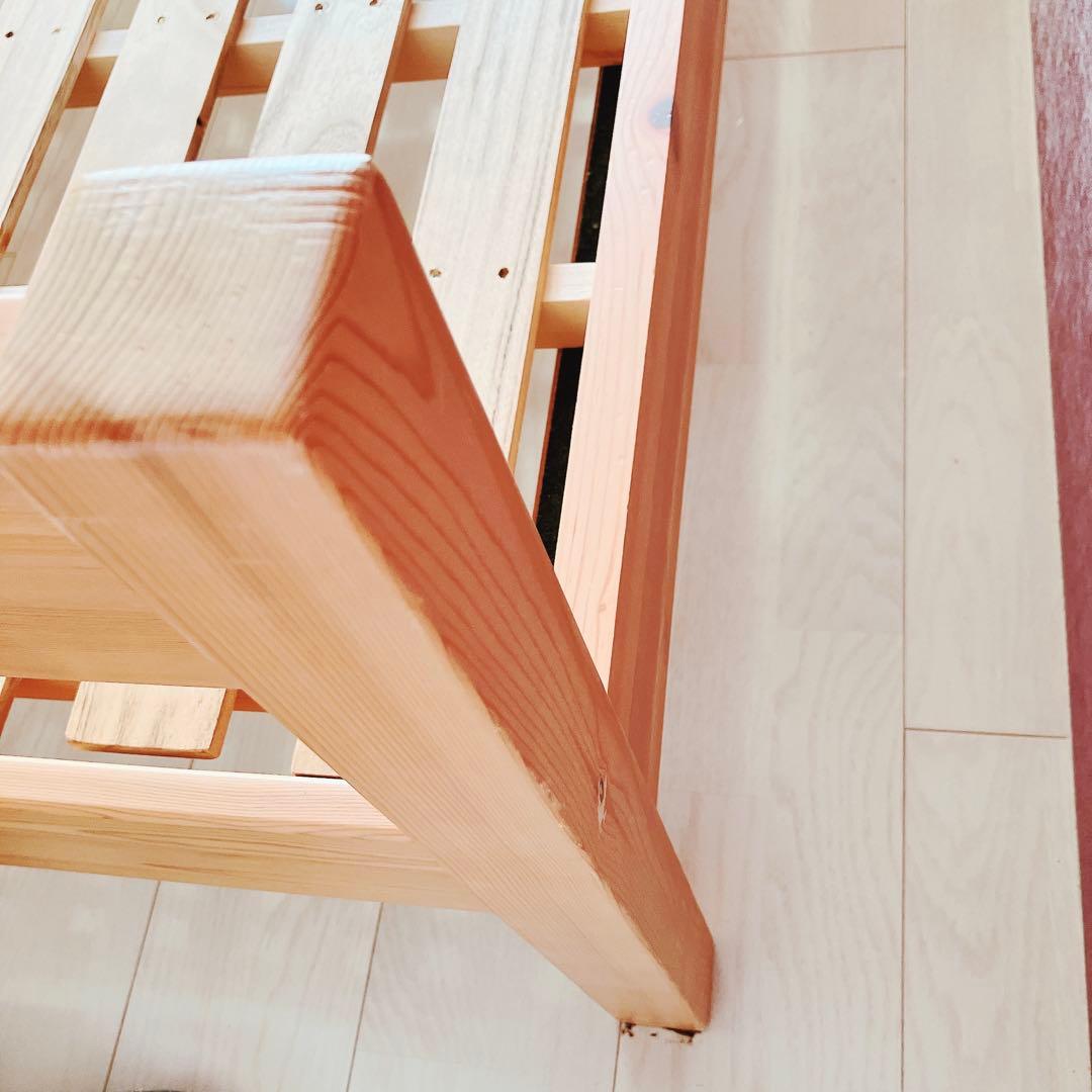 11/22迄出品　無印良品　MUJI シングルベッド　フレーム　木製　パイン材
