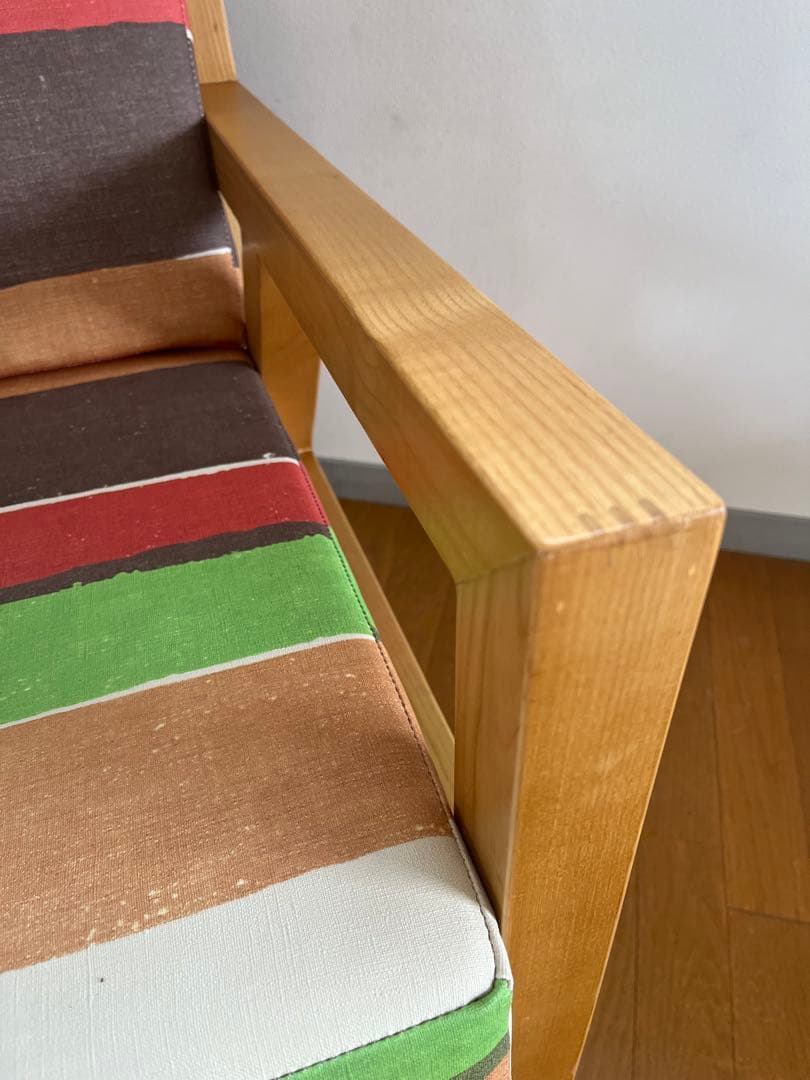 ハンバーガーチェア ① モダン　木製　　椅子　バーガーキング　カラフル　美品