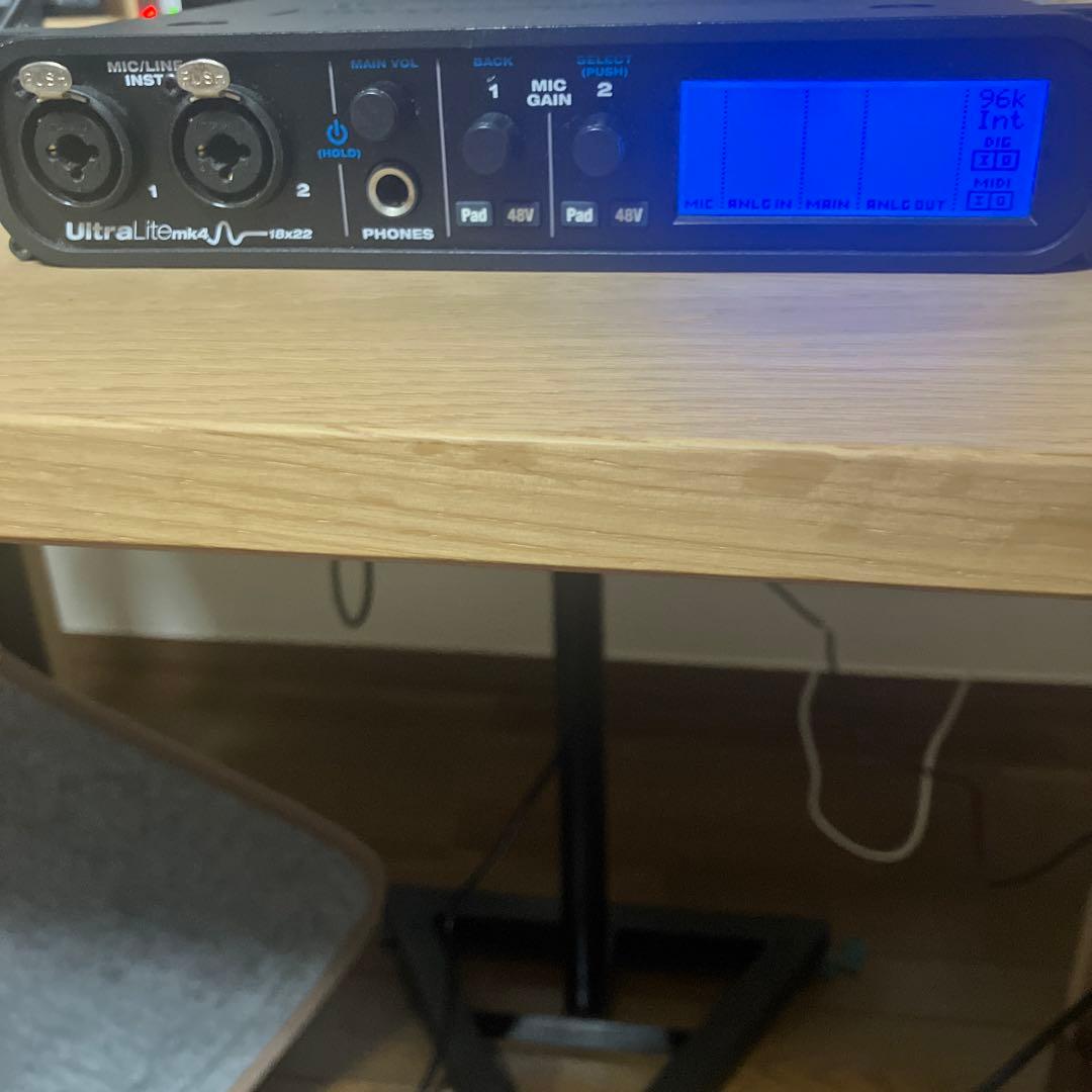 MOTU UltraLite mk4 オーディオインターフェイス 注意あり