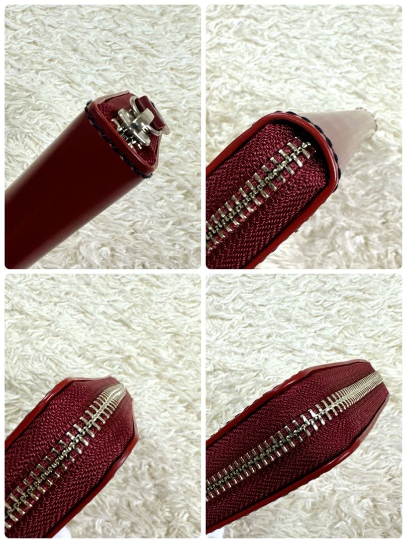 新品級✨ヴィヴィアンウエストウッド　長財布 カラーステッチ オーブ　ロゴプレート