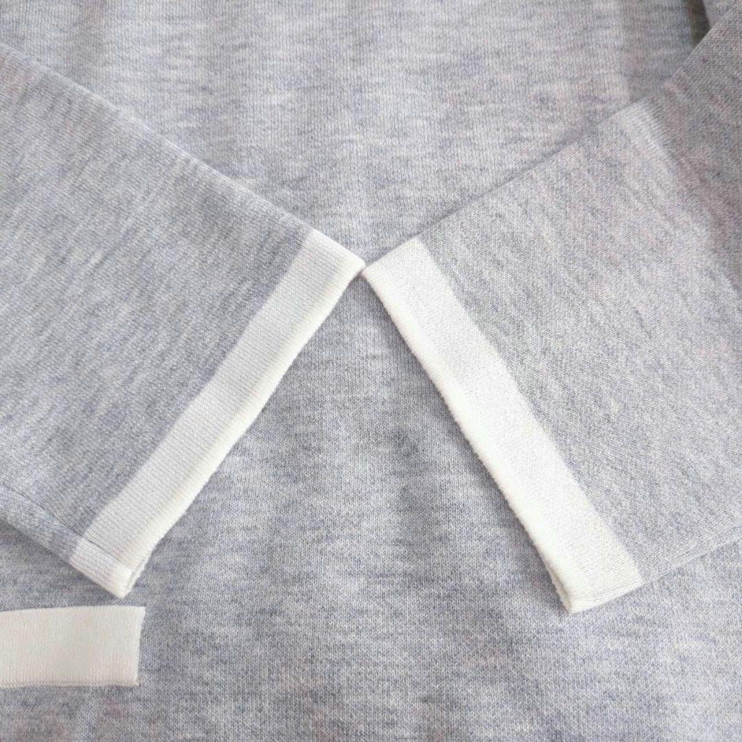 ピッコーネローマ ニット チュニック カットソー ハイネック グレー L 長袖