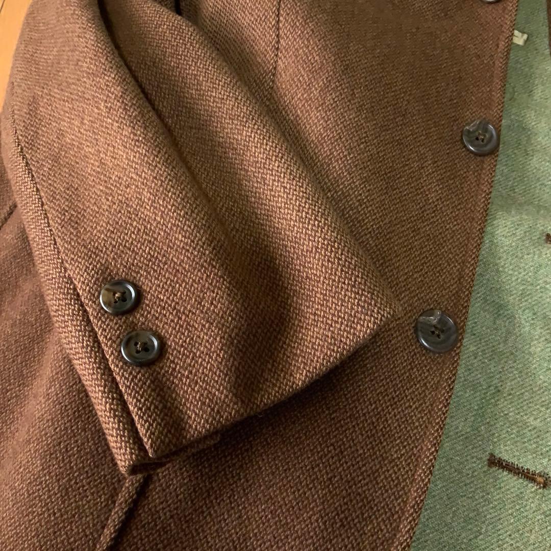 キャメル100%PaulStuartポールスチュアート ハンティングジャケットM