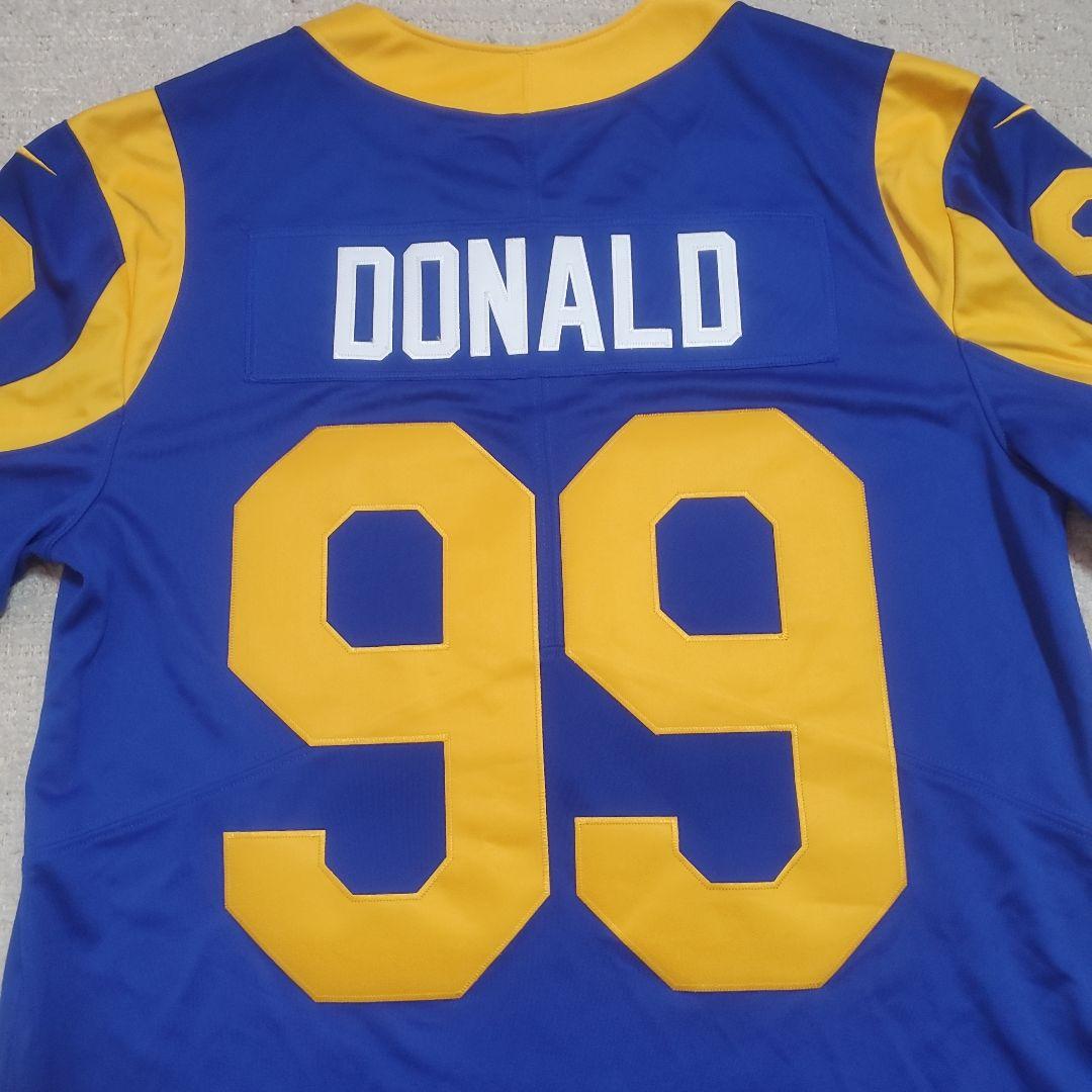 【激レア】NFL100周年記念ユニフォーム　ラムズ　ドナルド　M　刺繍　ナイキ製