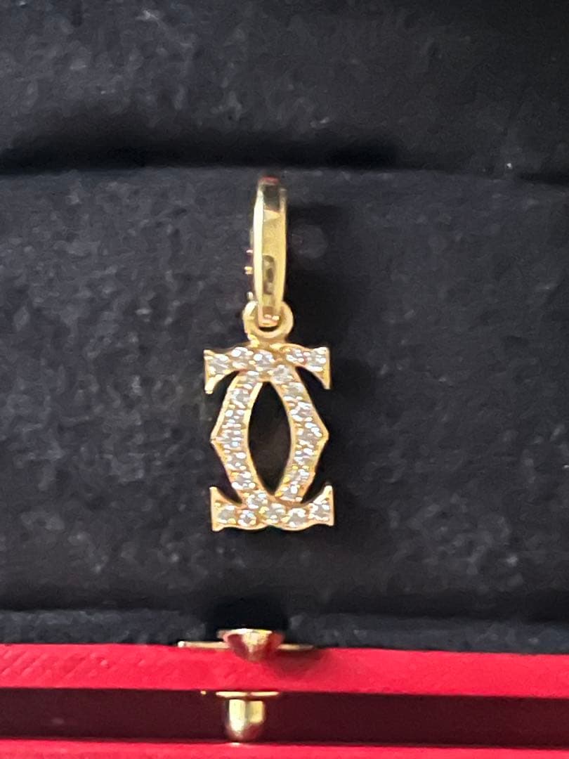 Cartier カルティエ 2C チャーム ペンダントトップ