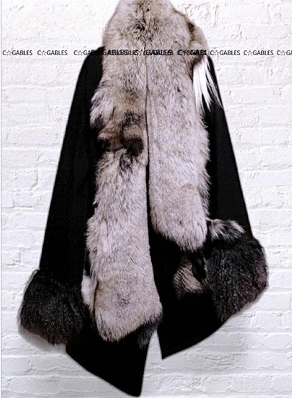 ★新品★激レア★IFSIXWASNINE アシンメトリーフォックスファー コート