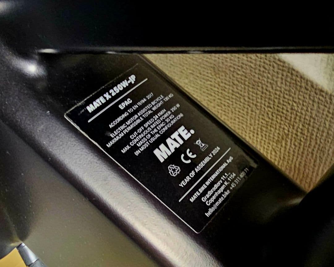 自転車本体 2024 MATE X EVO First Edition