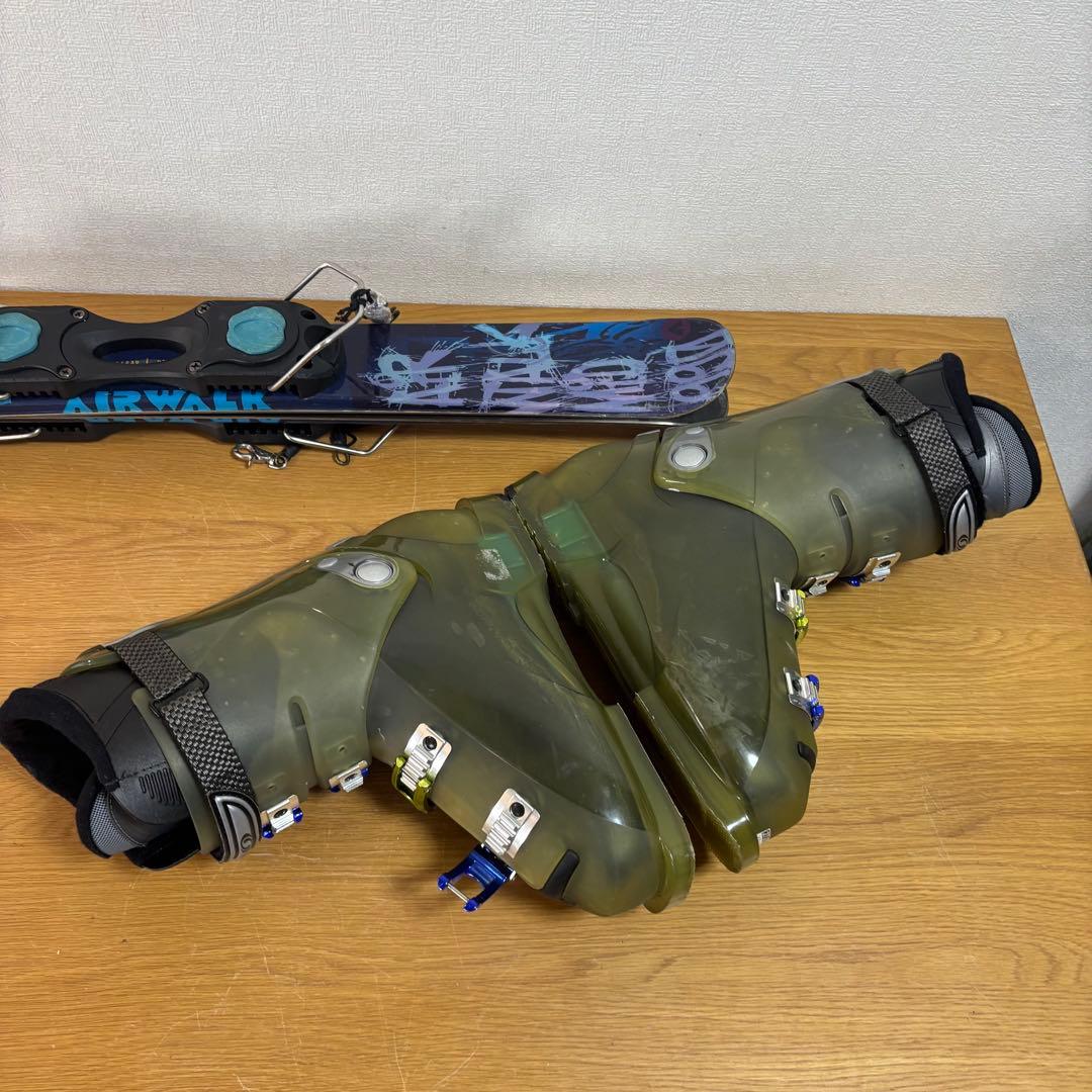 メンズ　ショートスキー　ファンスキーセット　Salomon 27-27.5cm