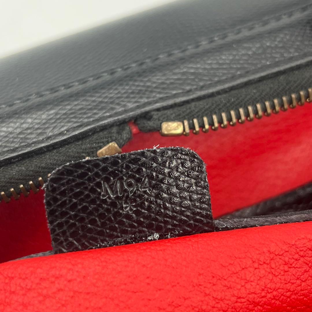 オールド　セリーヌ　ボストンバッグ　旅行カバン　大容量　ブラック　レザー